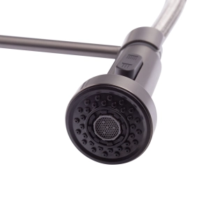 Смеситель Для кухни с изливом пружина Mixxus Premium SPRING 017 GRAPHITE (MI6952) №6