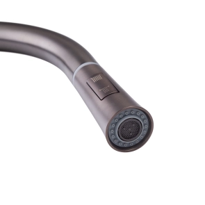Змішувач для кухНі з висувним виливом Mixxus Premium PULL 014 GRAPHITE (MI6959) №4