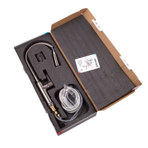 Змішувач для кухНі з висувним виливом Mixxus Premium PULL 014 GRAPHITE (MI6959) №5