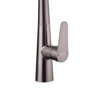 Смеситель Для кухни с выдвижным изливом Mixxus Premium WARTA 014 GRAPHITE (MI6957) №6