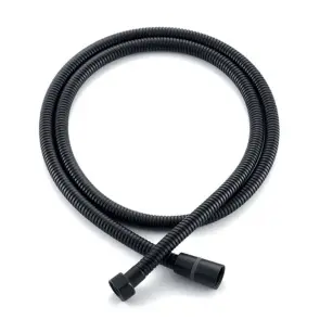 Шланг для душу Koer KB-0801-150-05 (оплетіння нерж. 150 см) (Колір чорний) (KR4804) №1