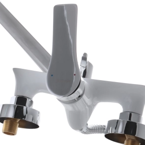Змішувач для ванни Mixxus Premium Eva 006 Euro Білий (MI5813) №2