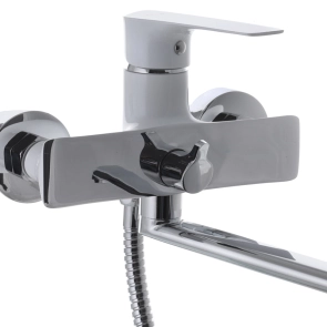 Змішувач для ванни Mixxus Premium Eva 006 Euro Білий (MI5813) №3