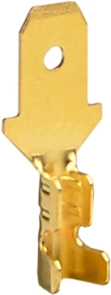 Конектори розрізні без ізоляції (тато) DJ611 - 4,8 (100 шт.) №1