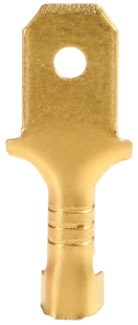 Конектори розрізні без ізоляції (тато) DJ611 - 4,8 (100 шт.) №2