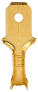 Конектори розрізні без ізоляції (тато) DJ611 - 4,8 (100 шт.) №3