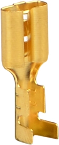 Конектори розрізні без ізоляції (мама) DJ621 - 6.3 (100 шт.) №1