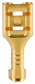 Конектори розрізні без ізоляції (мама) DJ621 - 4,8 (100 шт.) №3