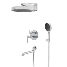 Встраиваемая душевая система Koer KB-66029-01 3 функции, цвет хром (KR5483)