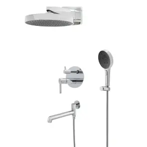 Вбудована душова система Koer KB-66029-01 3 функції, колір хром (KR5483) №1