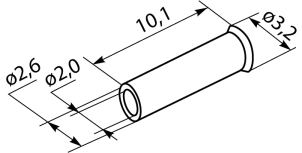 Гильза EN2510 (упак 100шт.) №3