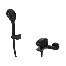 Смеситель Для ванны с коротким изливом Koer KB-40008-05 (Цвет черный) (KR3473)