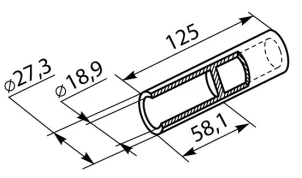 Гильза алюминиевая GL-185 №2