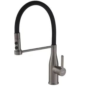 Смеситель Для кухни Mixxus Premium Summer 017 GRAPHITE REFL.BLACK (MI6962) №7