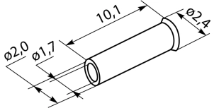 Гільза EN1510 (упак 100шт.) №3