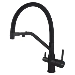 Смеситель Для кухни MixxusPremium Gravity 021 BLACK REFL.BLACK (MI6978) №7
