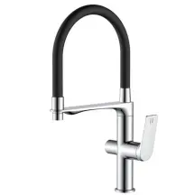 Змішувач для кухНі Mixxus Premium DERBY 021 (NUT) REFL.BLACK з виходом для питної води (MI6600)