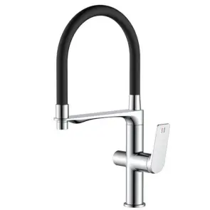 Смеситель Для кухни Mixxus Premium DERBY 021 (NUT) REFL.BLACK с выходом для питьевой воды (MI6600) №1