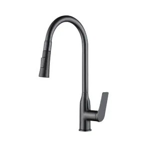 Змішувач для кухНі Mixxus Premium DERBY 014 (NUT) GRAPHITE (MI6611) №1