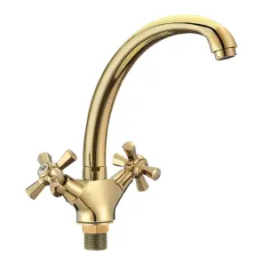 Змішувач для кухНі Mixxus Premium Retro Gold-273 (MI5851) №1