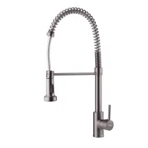 Смеситель Для кухни с изливом пружина Mixxus Premium SPRING 017 GRAPHITE (MI6952)
