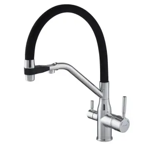 Смеситель Для кухни MixxusPremium Gravity 021 REFL.BLACK (MI6977) №1