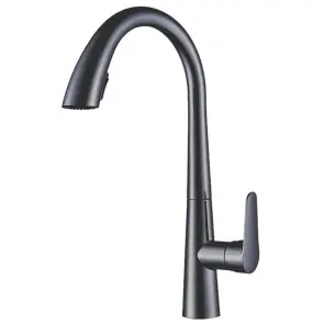 Смеситель Для кухни с выдвижным изливом Mixxus Premium WARTA 014 GRAPHITE (MI6957) №8