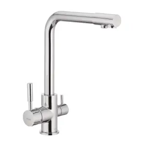 Кухонний змішувач на дві води Mixxus Premium Hans 021 (MI1666) №1