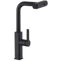 Змішувач для кухНі з висувним виливом Mixxus Premium HAMMER 014 BLACK (MI6954)