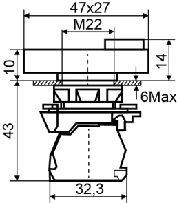 TB5-AL9425 Кнопка подвійна "Старт/Стоп" IP66 №7