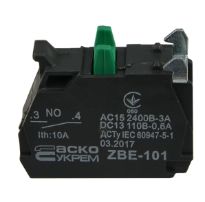 ZBE-101 N/О Контакт для кнопок TB5 №2