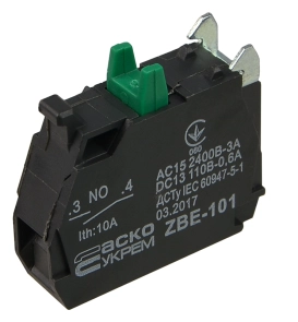 ZBE-101 N/О Контакт для кнопок TB5 №3