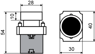 XB2-BA4342 Кнопка "Стоп" красная №4