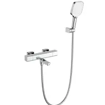 Змішувач для ванни Mixxus Premium VIRGO 009 (EURO) термостатичний, з коротким зливом (MI6644)