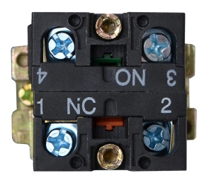 XB2-BK2565 Кнопка жовта поворотна 2-поз. з підсвічуванням №5