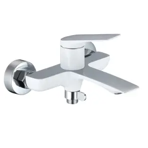 Змішувач для ванни Mixxus Premium DERBY 009 (EURO) WHITE-CHROME (MI6615) №1