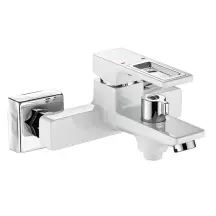 Смеситель Для ванны Mixxus Premium DANTE 009 EURO White-Chrome (MI6795)