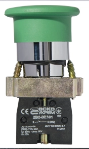 XB2-BC31 Кнопка "грибок" (d 40 мм) "Старт" зелена №6