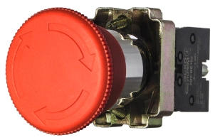 XB2-BS542 Кнопка безопасности. Возврат поворотом. d40mm №5