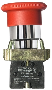XB2-BS542 Кнопка безопасности. Возврат поворотом. d40mm №6