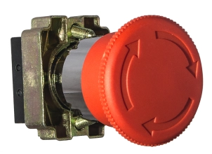 XB2-BS542 Кнопка безопасности. Возврат поворотом. d40mm №7