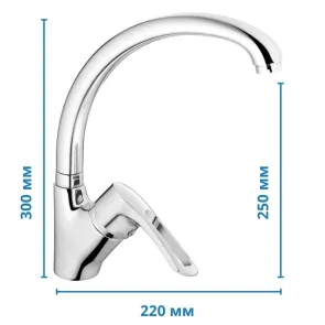 Смеситель Для кухни Haiba Hansberg 011 (HB0204) №3