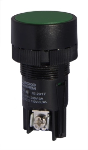XB2-EA135 Кнопка "Старт" зелена (NO+NC) №1