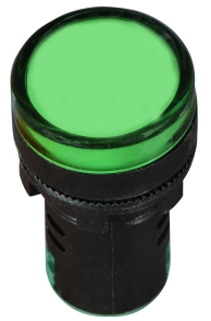 Сигнальна арматура AD22-22DS зелена 12V АC/DC №4