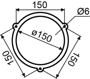 Дзвоник EBL-1502 (150 мм) №3