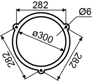 Дзвоник EBL-3002 (300 мм) №2