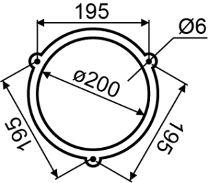 Дзвоник EBL-2002 (200 мм) №3