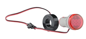 Світлосигнальна арматура з індикатором струму серії U-ADM-A ᴓ22мм, кругла, червона №1