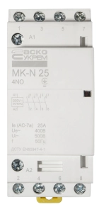 Модульный контактор MK-N 4P 25A 4NO 220V №1