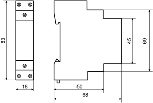 Модульный контактор MK-N 1P 25A 1NO 220V №6